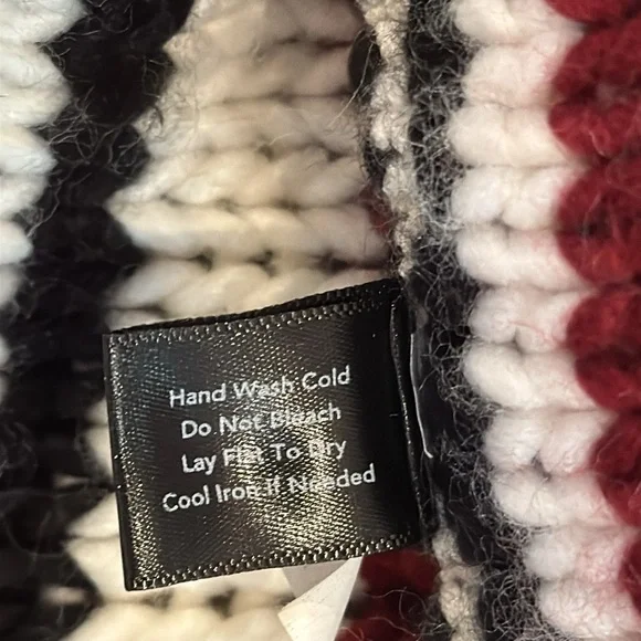 Boston Proper Fringed Ivory Multicolored Striped Open Duster Cardigan Size Small - Picture 11 of 15